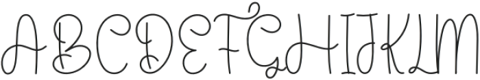 Charming Bestie Regular otf (400) Font UPPERCASE