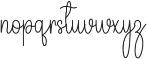 Charming Bestie Regular otf (400) Font LOWERCASE