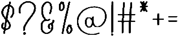 Charming Chunky Regular otf (400) Font OTHER CHARS