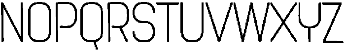 Charming Chunky Regular otf (400) Font UPPERCASE