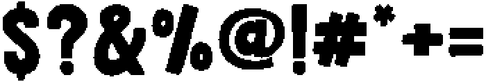 Charming Chunky otf (400) Font OTHER CHARS