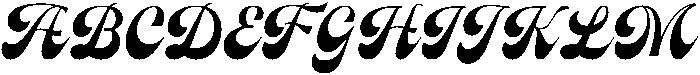 Charming Flow Regular otf (400) Font UPPERCASE