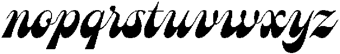 Charming Flow Regular otf (400) Font LOWERCASE