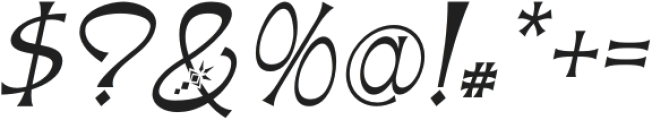 Charming Ornate Italic otf (400) Font OTHER CHARS