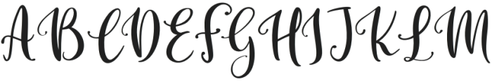 Charming Provence Regular otf (400) Font UPPERCASE