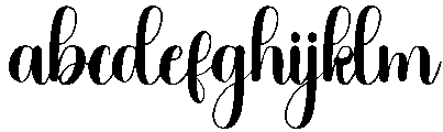 Charming Regular otf (400) Font LOWERCASE