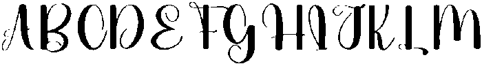 Charming Regular otf (400) Font UPPERCASE