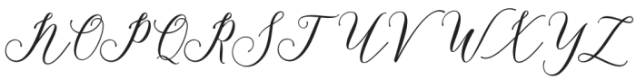 Charming Regular otf (400) Font UPPERCASE