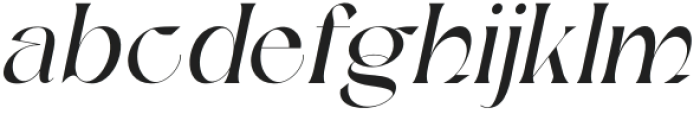 Charming Serif Italic otf (400) Font LOWERCASE