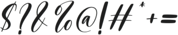 Charming Stylish Italic otf (400) Font OTHER CHARS
