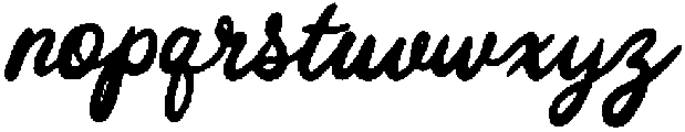 CharmingLetters Regular otf (400) Font LOWERCASE