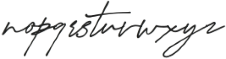 Charoly Signature otf (400) Font LOWERCASE