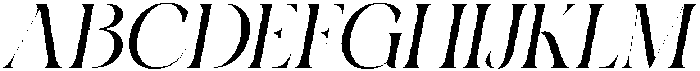 Charon Smith Italic otf (400) Font UPPERCASE
