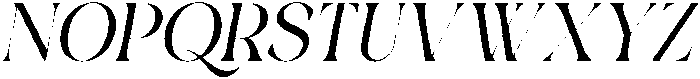 Charon Smith Italic otf (400) Font UPPERCASE