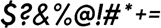 Charrow Bold Italic otf (700) Font OTHER CHARS