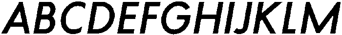 Charrow Bold Italic otf (700) Font UPPERCASE