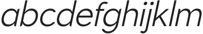 Charsey Italic otf (400) Font LOWERCASE