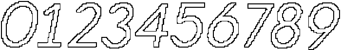 Charsey Pixel Outline otf (400) Font OTHER CHARS