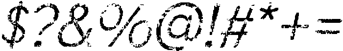 Charsey Rounded Stamp Italic otf (400) Font OTHER CHARS