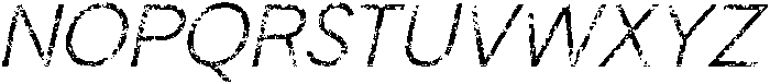 Charsey Stamp Italic otf (400) Font UPPERCASE