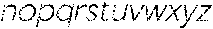 Charsey Stamp Italic otf (400) Font LOWERCASE