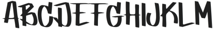 Charterans Regular otf (400) Font UPPERCASE