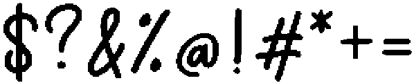 Chasing Rainbows Regular otf (400) Font OTHER CHARS
