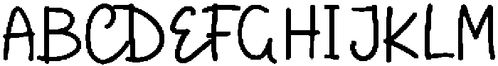 Chasing Rainbows Regular otf (400) Font UPPERCASE