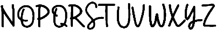Chasing Rainbows Regular otf (400) Font UPPERCASE