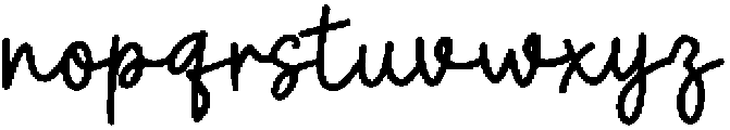 Chasing Rainbows Regular otf (400) Font LOWERCASE
