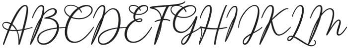 Chastome Script Regular otf (400) Font UPPERCASE