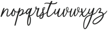 Chastome Script Regular otf (400) Font LOWERCASE