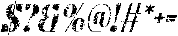 Chatine Stamp Italic otf (400) Font OTHER CHARS