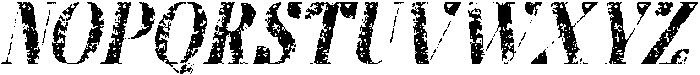 Chatine Stamp Italic otf (400) Font UPPERCASE