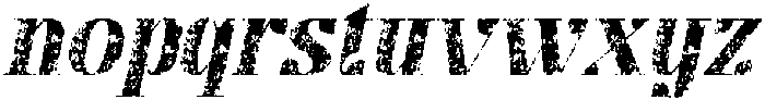 Chatine Stamp Italic otf (400) Font LOWERCASE