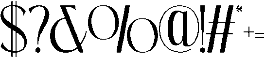 ChatosOriginal-Regular otf (400) Font OTHER CHARS