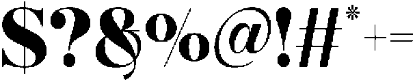 Chatoya Regular otf (400) Font OTHER CHARS