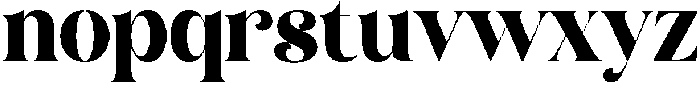 Chatoya Regular otf (400) Font LOWERCASE