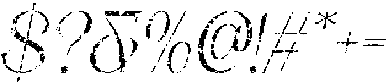 Chavler Stamp Italic otf (400) Font OTHER CHARS