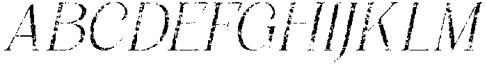 Chavler Stamp Italic otf (400) Font UPPERCASE