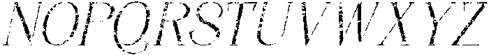 Chavler Stamp Italic otf (400) Font UPPERCASE