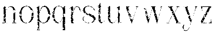 ChavlerStamp-Regular otf (400) Font LOWERCASE