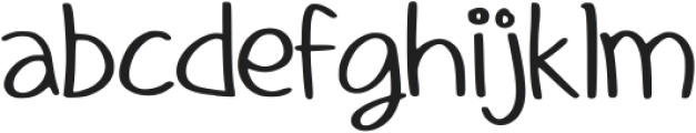 Chaymilog Regular otf (400) Font LOWERCASE