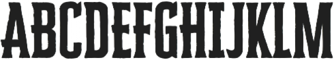 Cheddar Gothic Serif otf (400) Font UPPERCASE