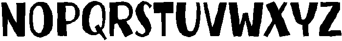 Cheeky Chunky Regular otf (400) Font UPPERCASE