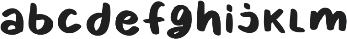 Cheerful Hilarious Regular otf (400) Font LOWERCASE