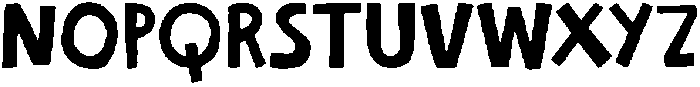 Cheerful Scribble otf (400) Font UPPERCASE