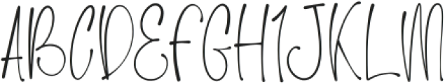 Cheerful Spring otf (400) Font UPPERCASE
