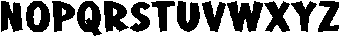 Cheetah Flock Regular otf (400) Font LOWERCASE