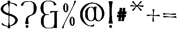 Chelmsford Regular otf (400) Font OTHER CHARS